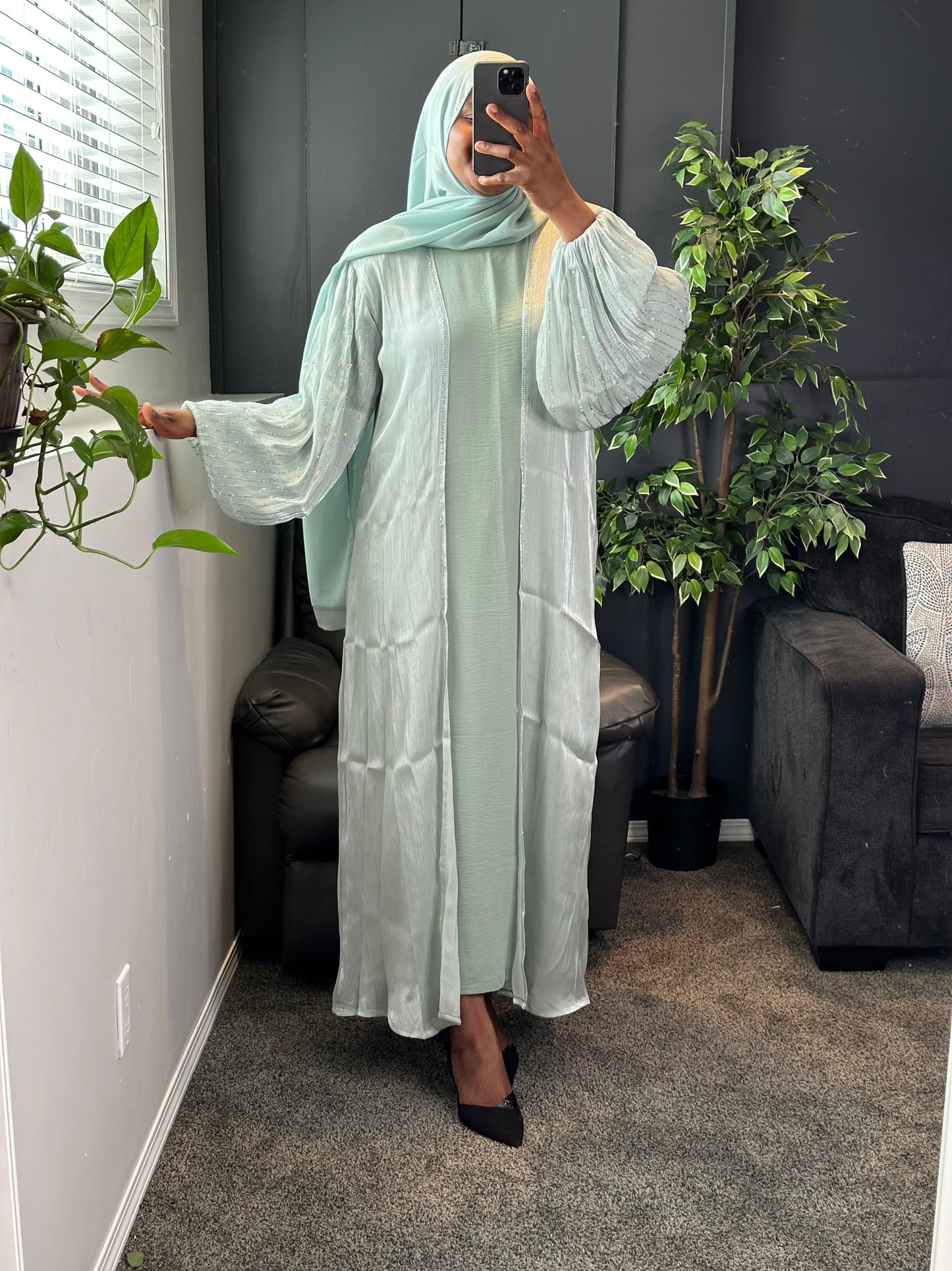 Abaya Rashida - Green