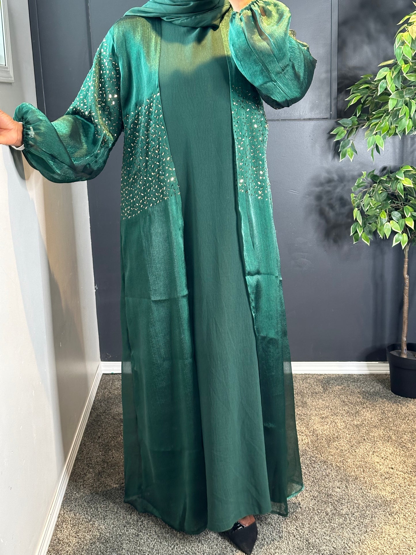 Abaya Zainab - green