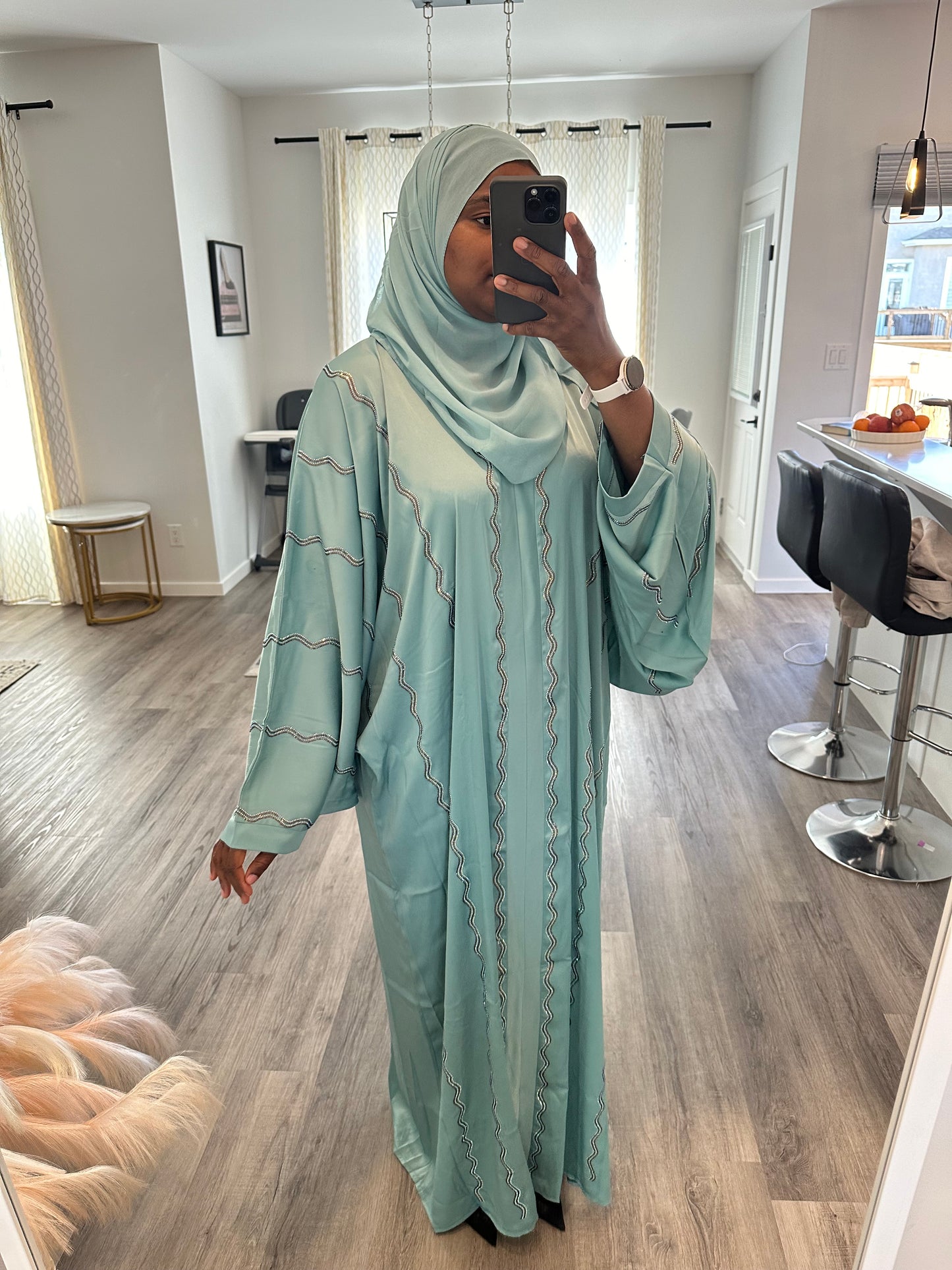 Abaya Naila- green