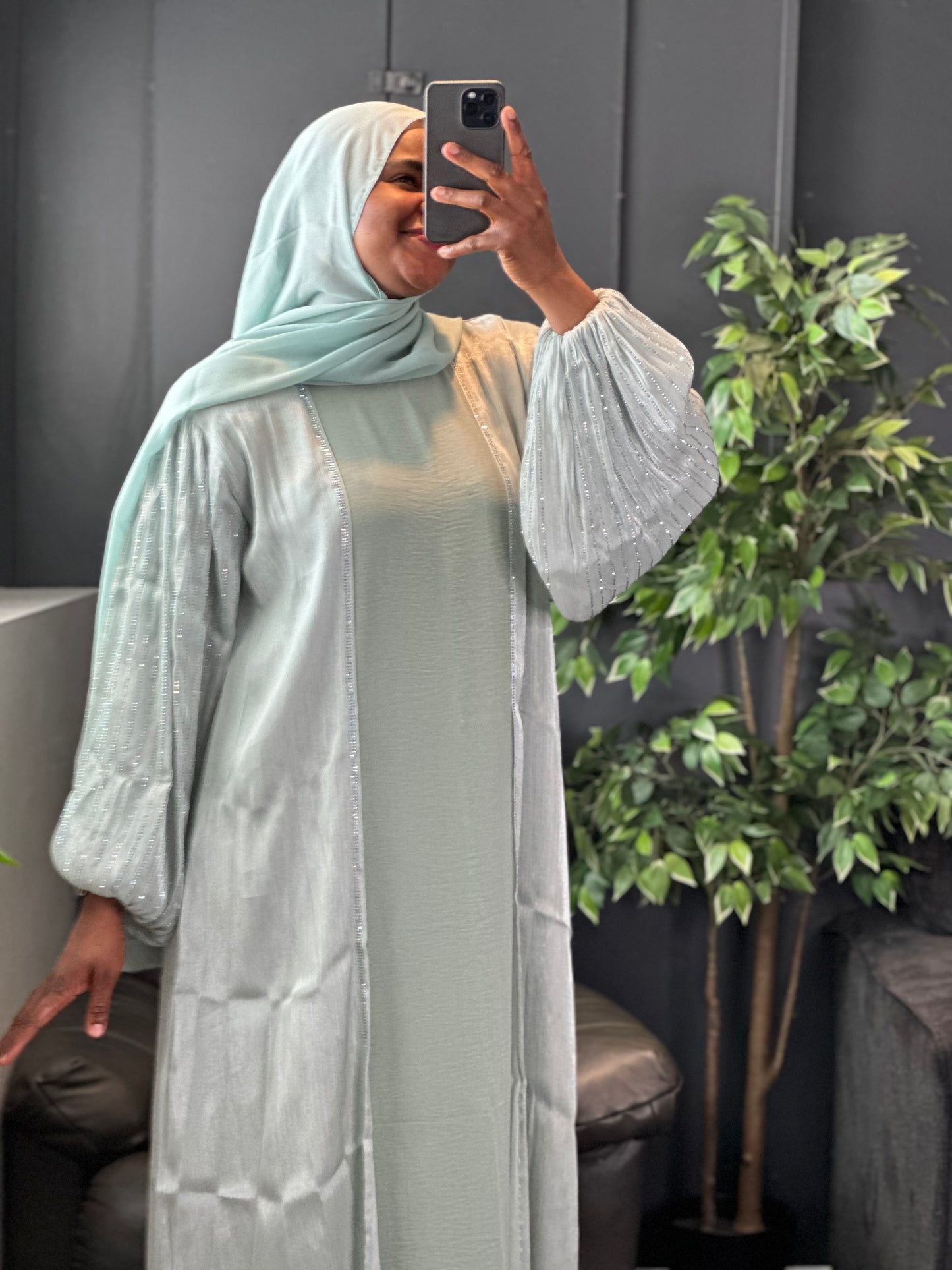 Abaya Rashida - Green