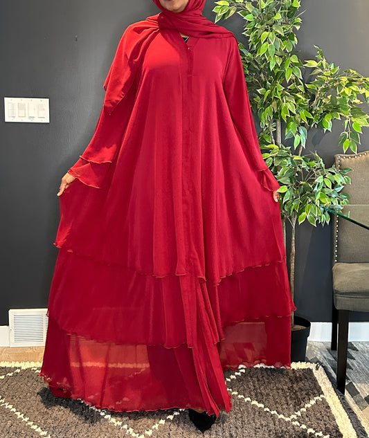 Abaya Nadia - maroon