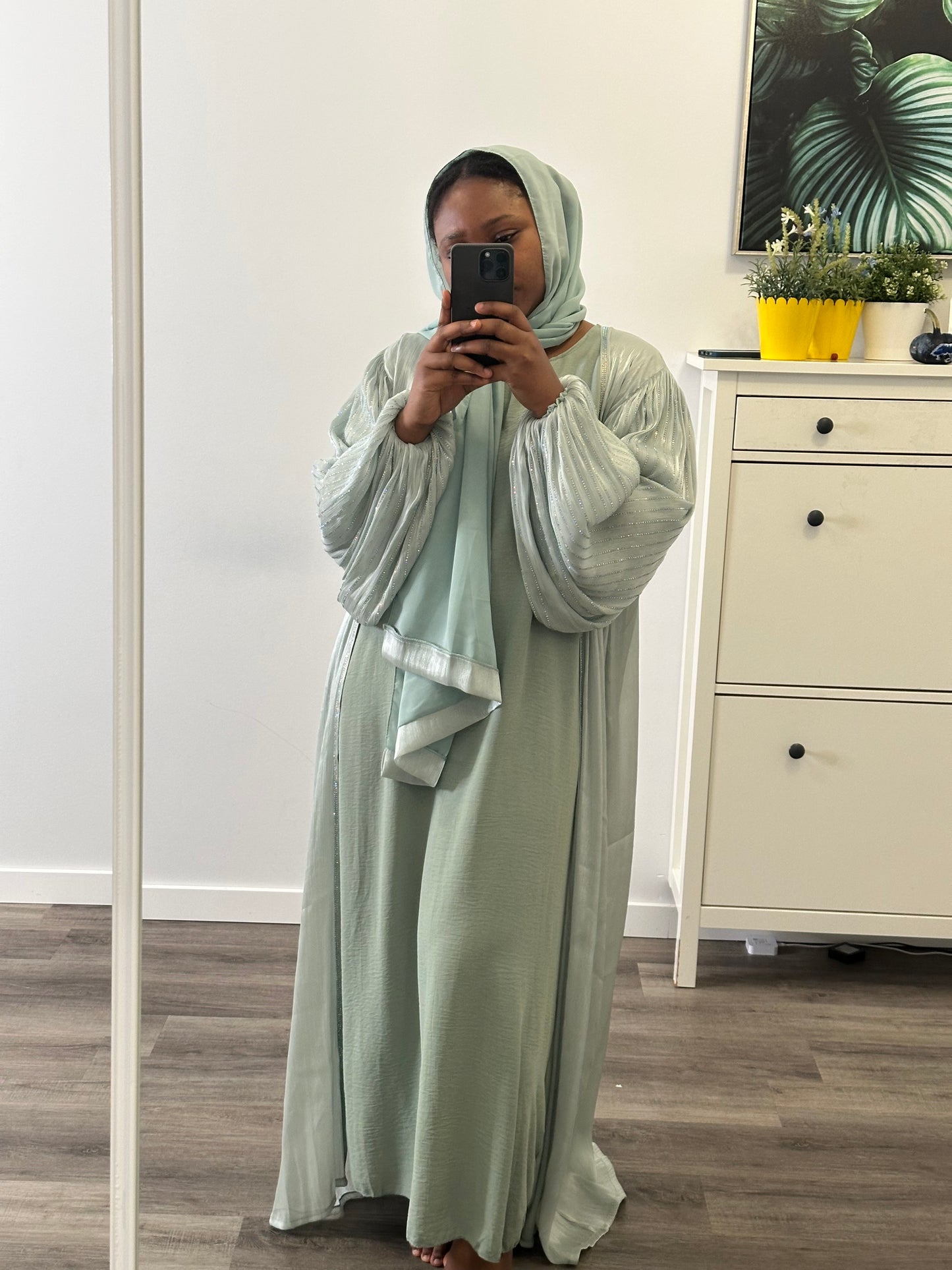 Abaya Rashida - Green