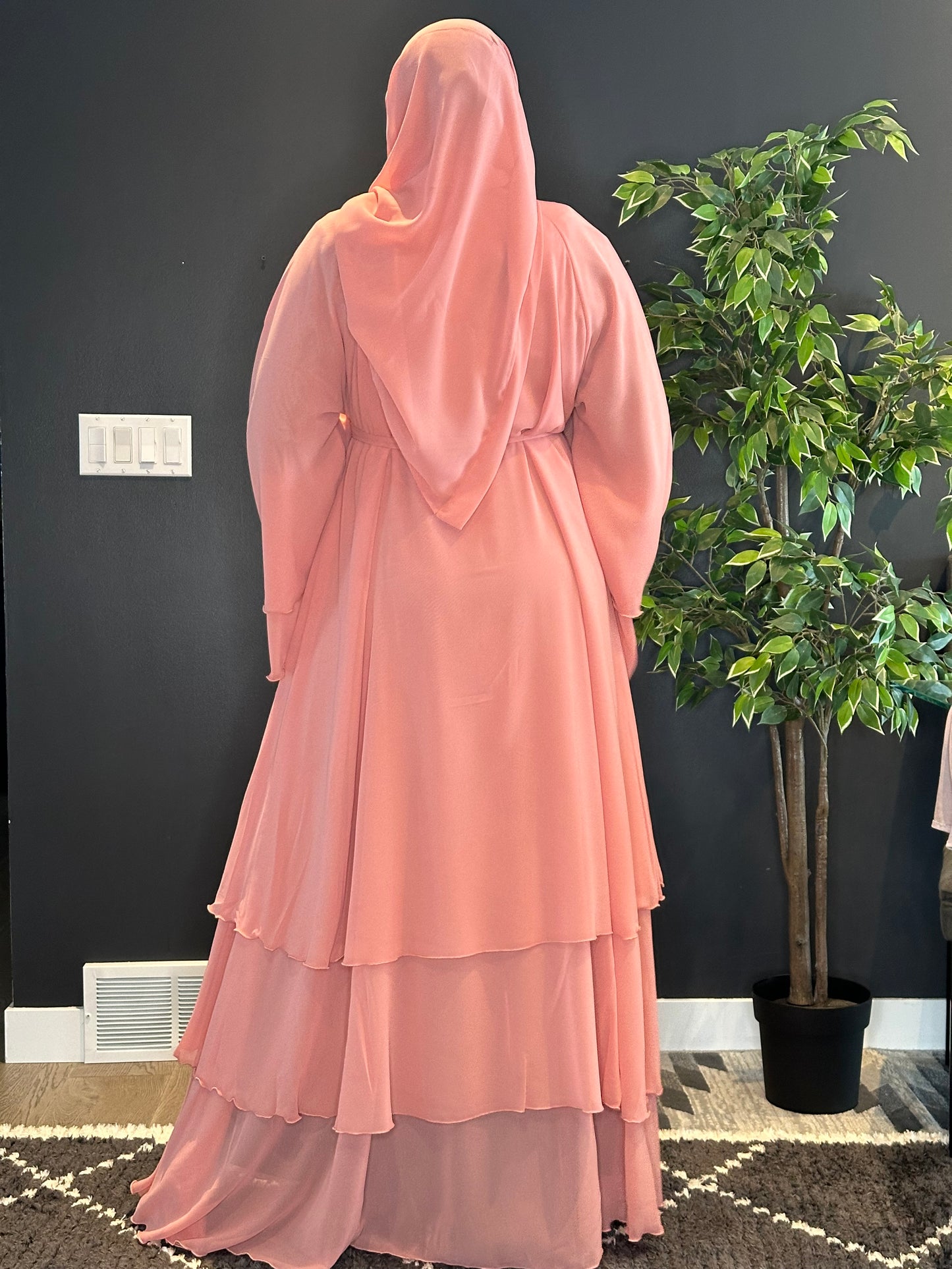 Abaya Nadia - peach