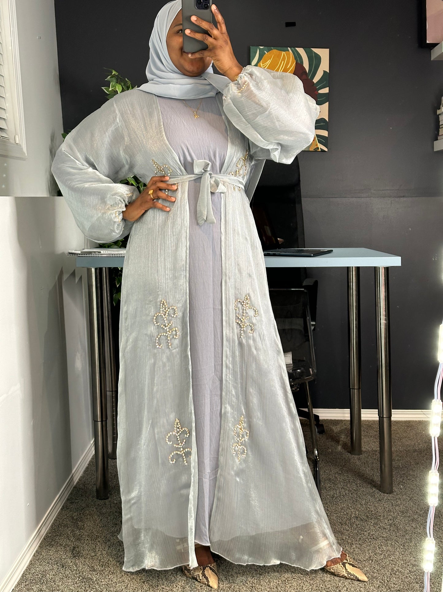 Abaya Rahma - grey