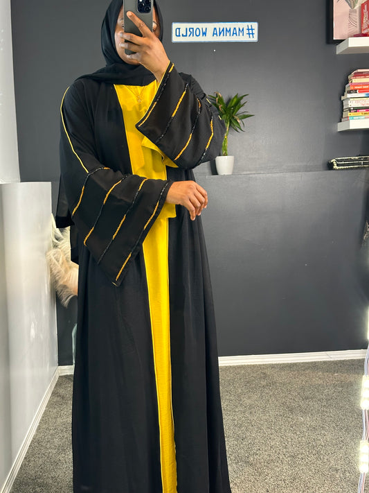 Abaya Michlina - yellow