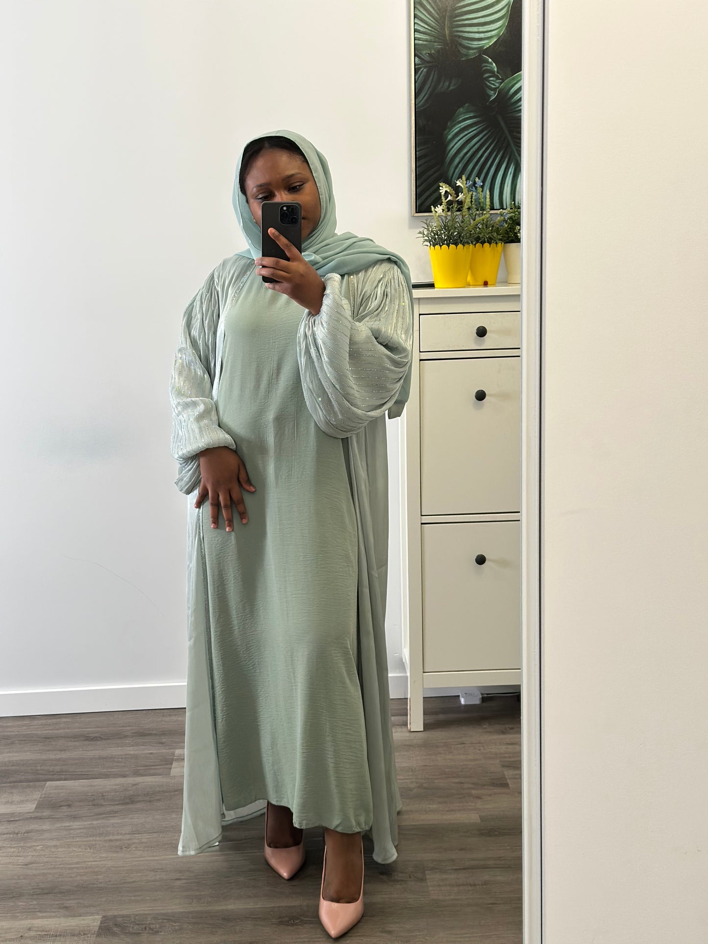 Abaya Rashida - Green