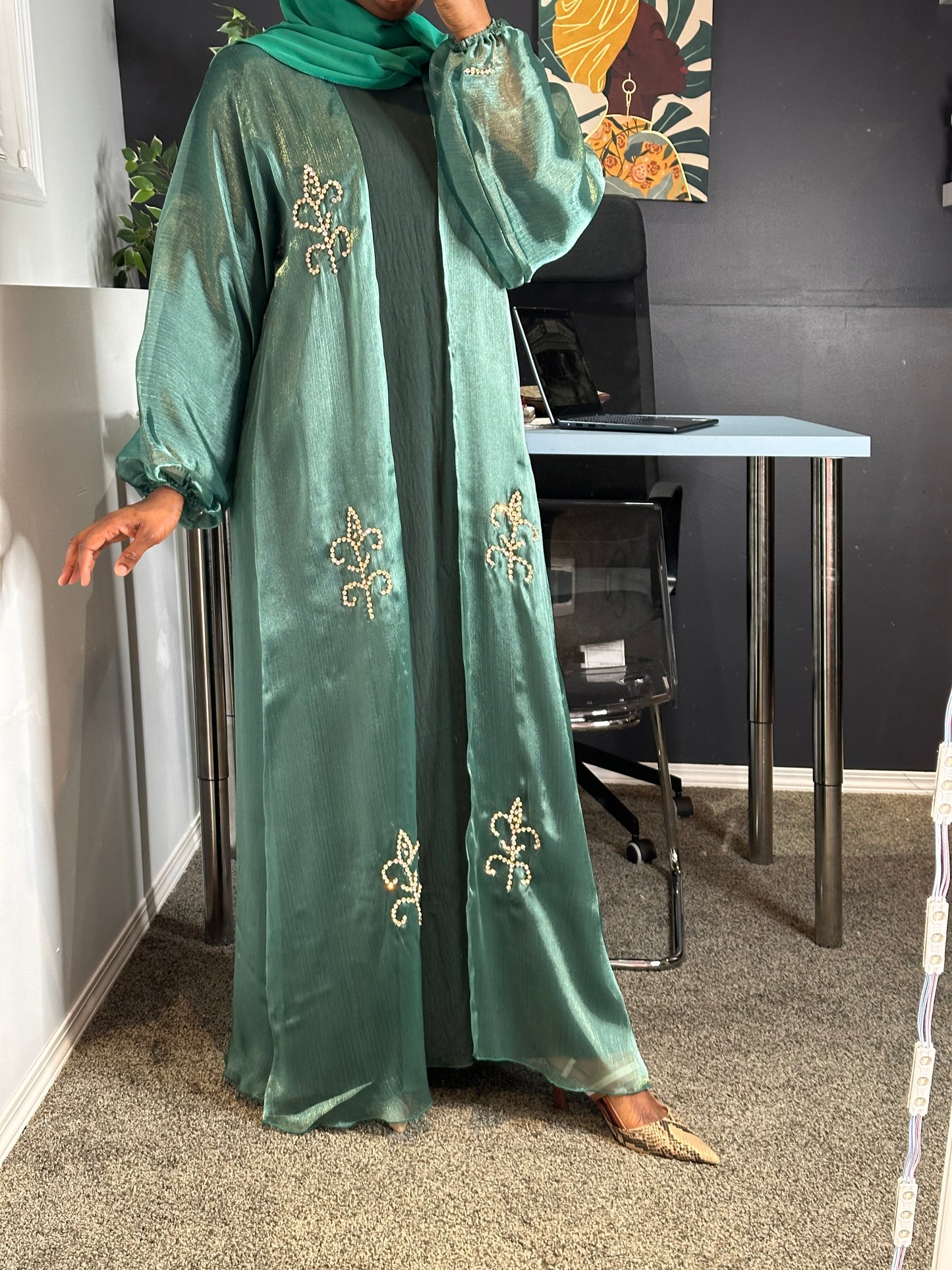 Abaya Rahma - green