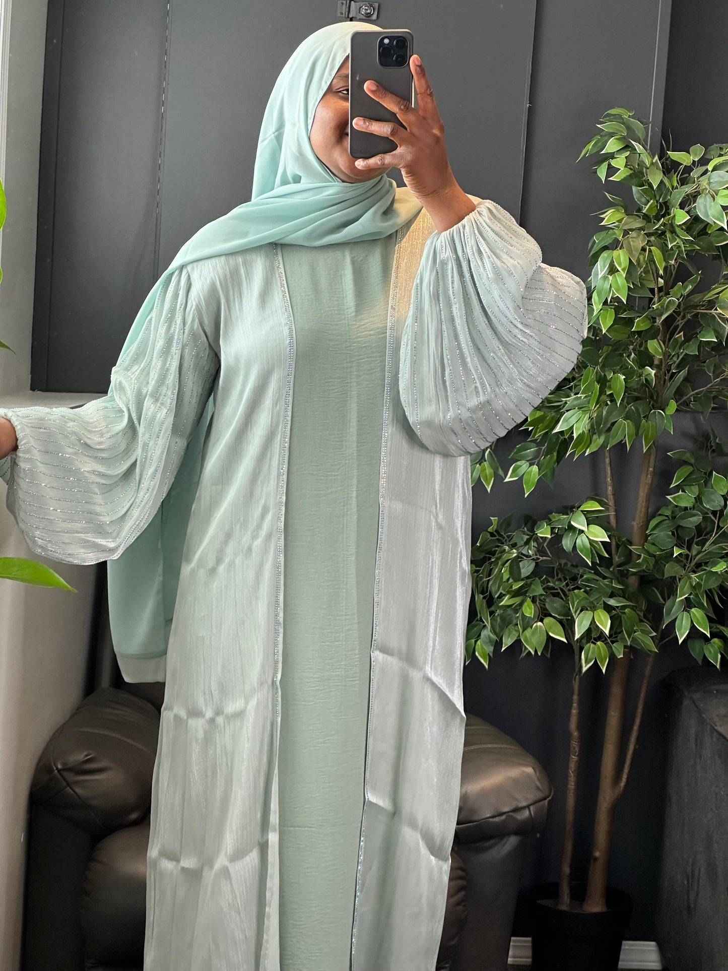 Abaya Rashida - Green