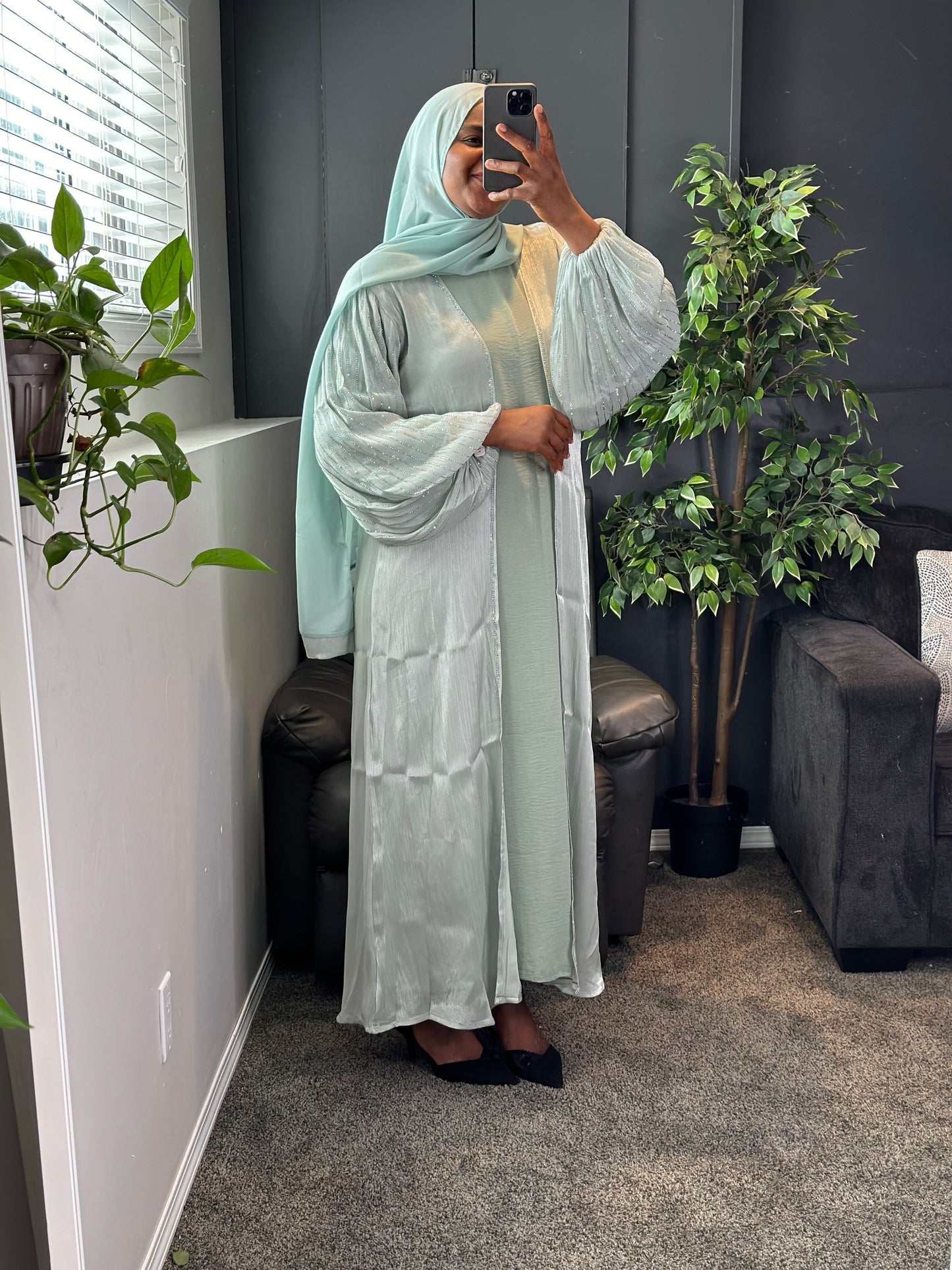 Abaya Rashida - Green