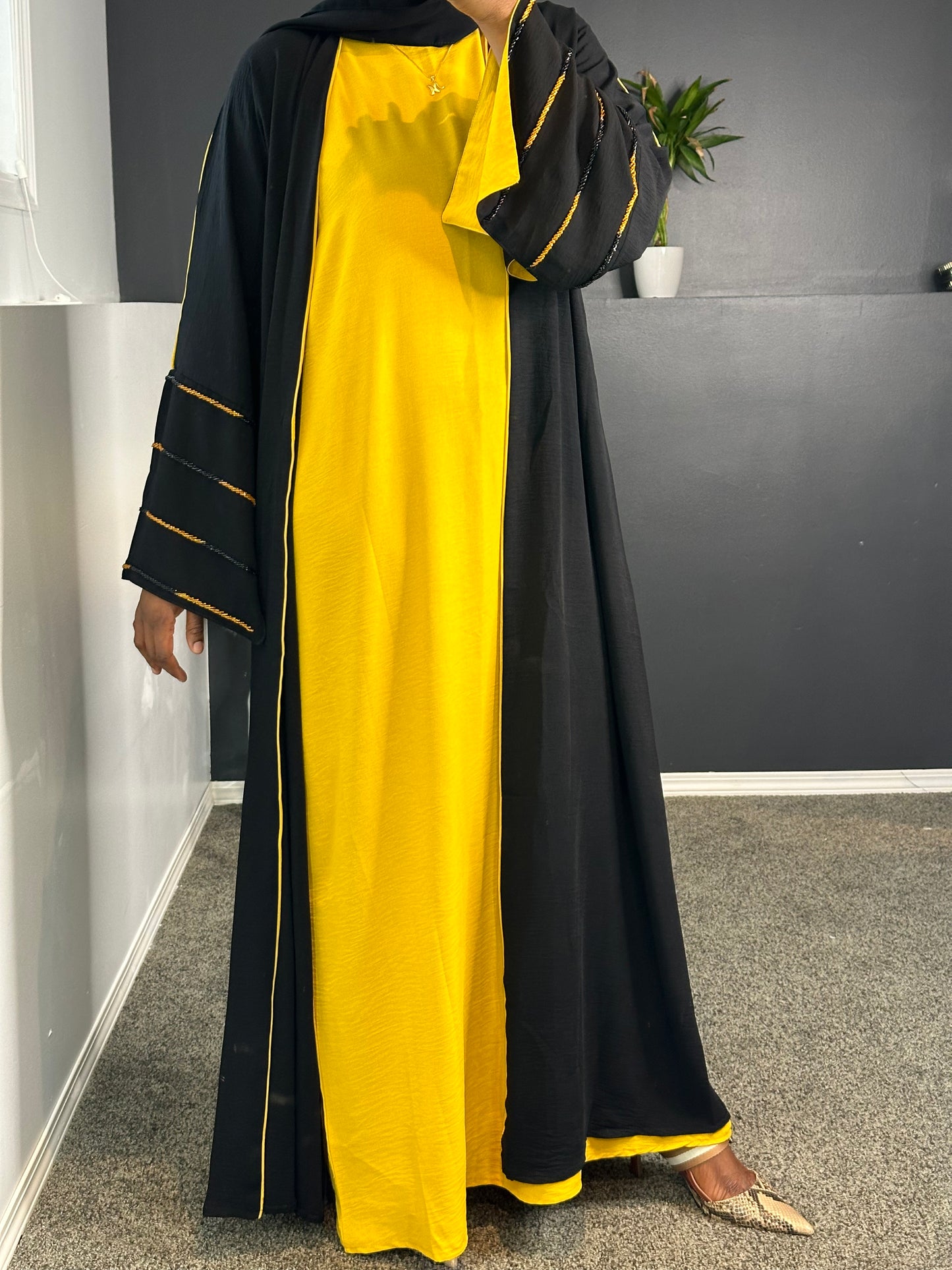 Abaya Michlina - yellow