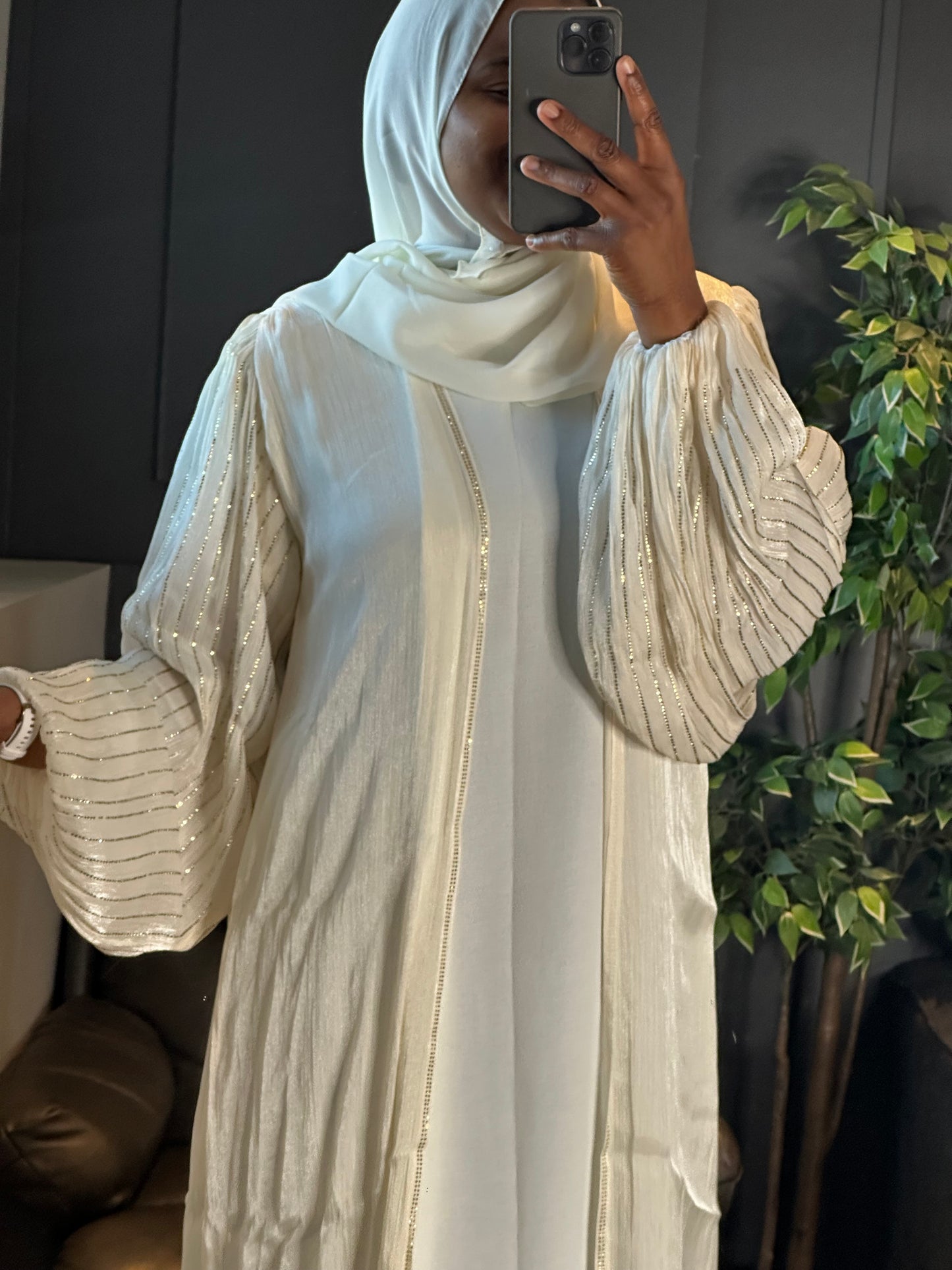 Abaya Rashida - Cream