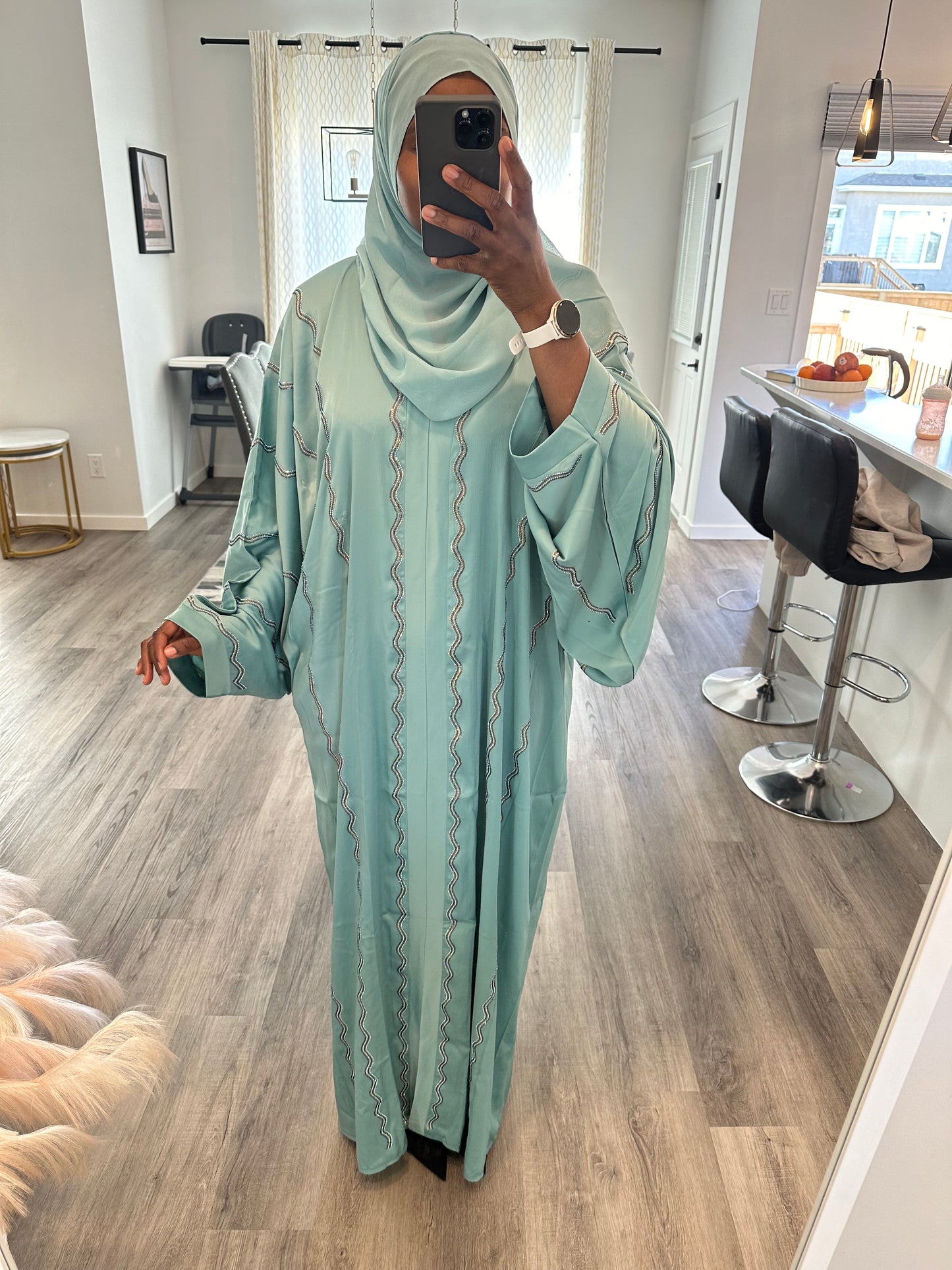 Abaya Naila- green