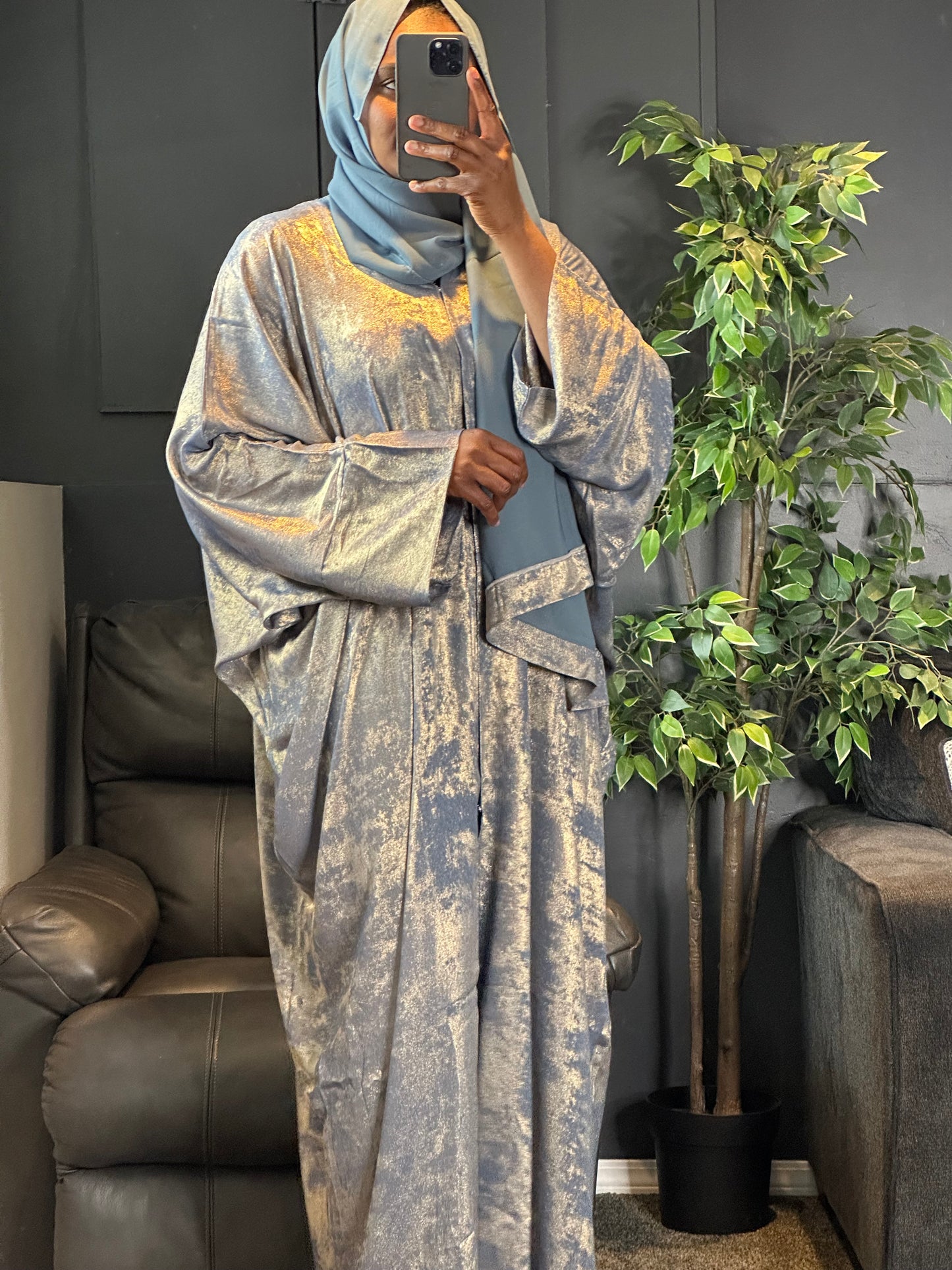 Abaya Nuriya - Slate grey