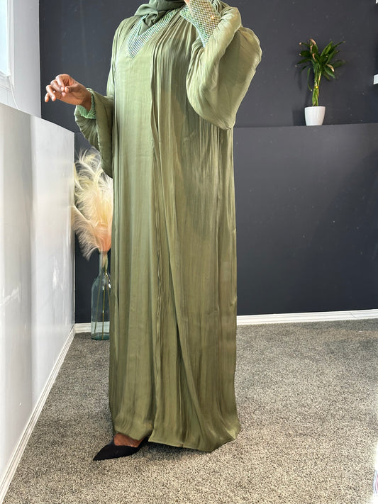 Abaya Husseina - green