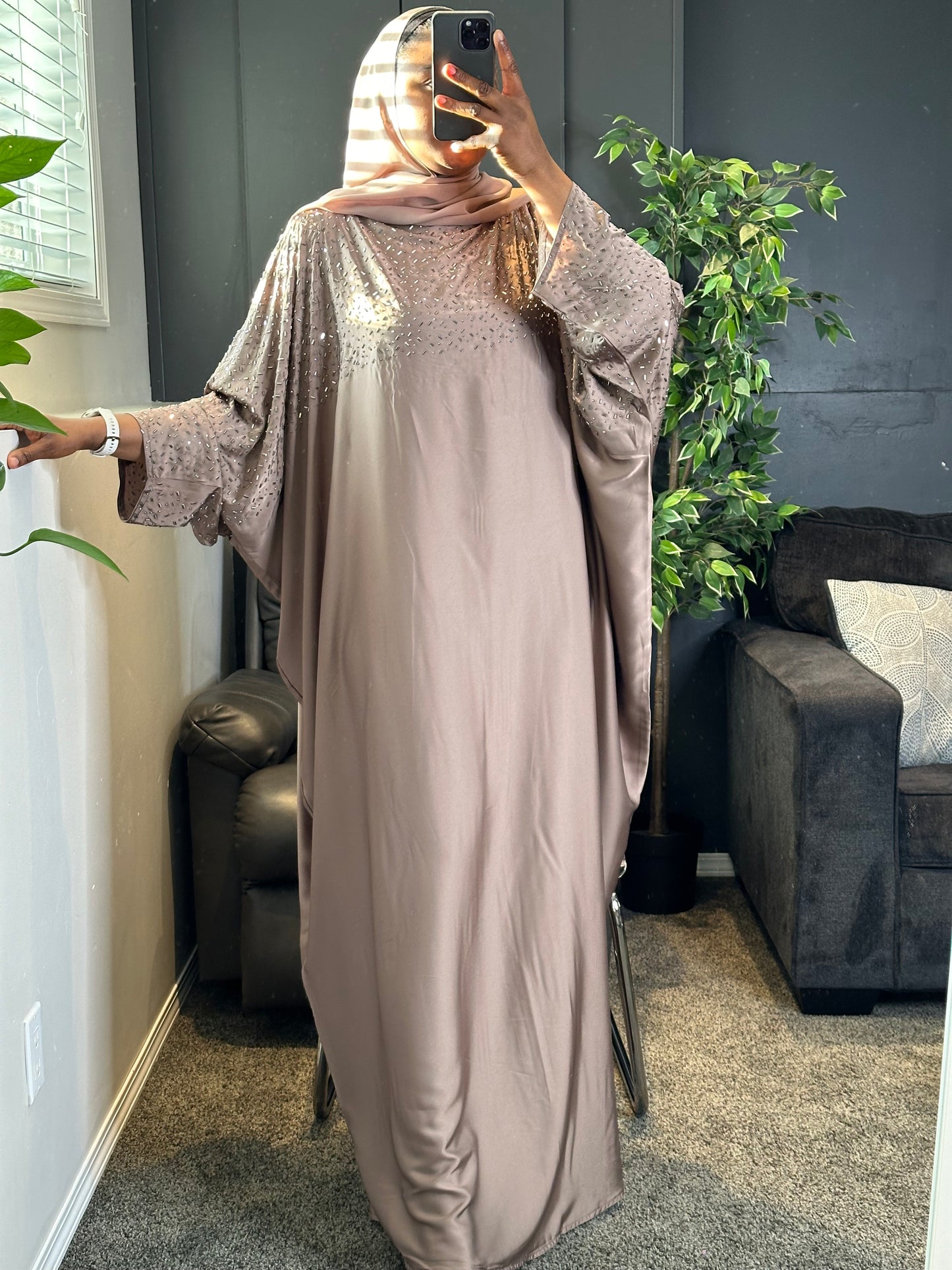 Abaya Saidah - Nude