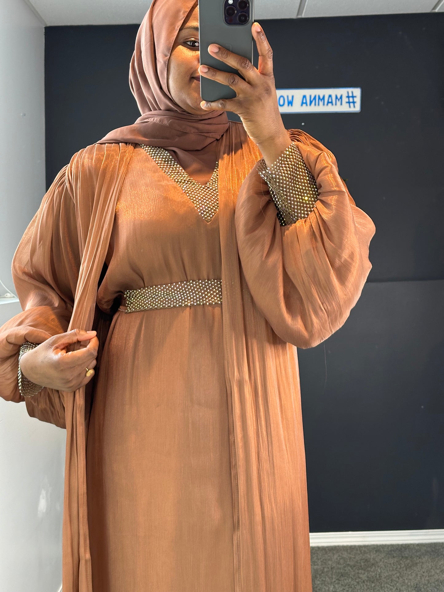 Abaya Husseina - brown