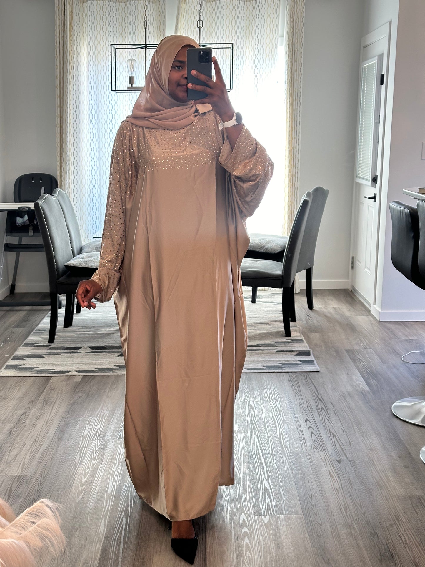 Abaya Saidah - Nude