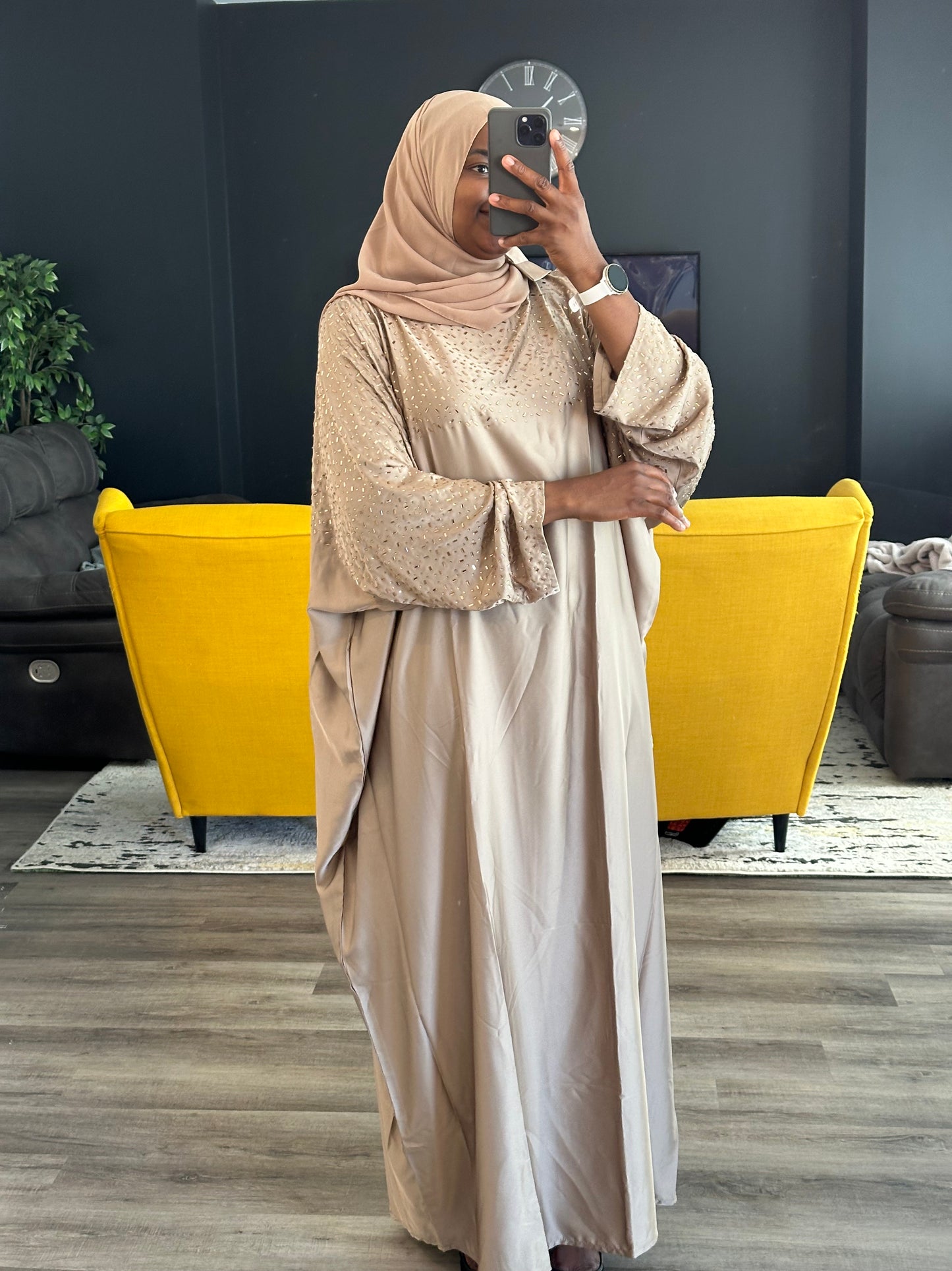 Abaya Saidah - Nude