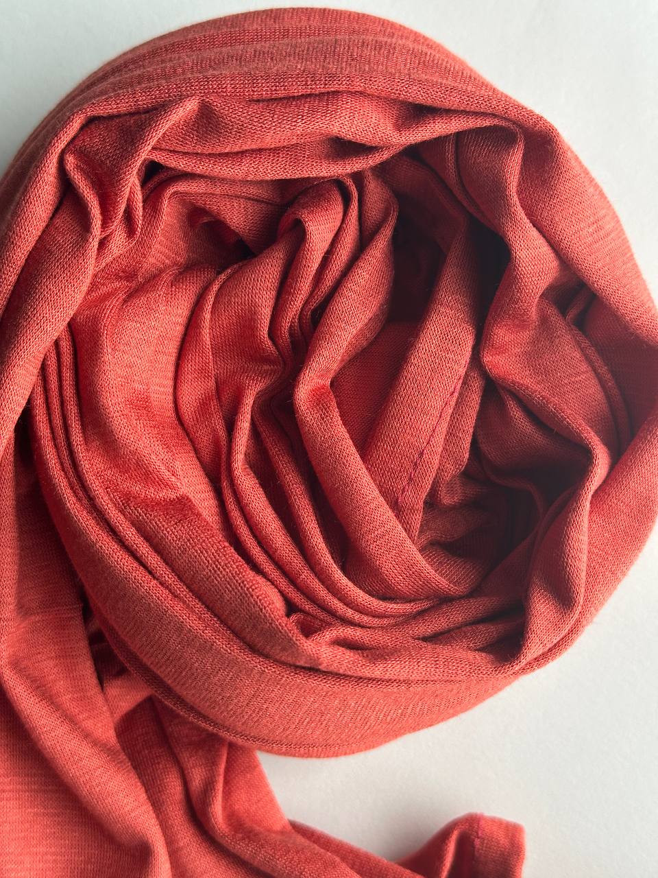 Jersey Scarf - burnt orange