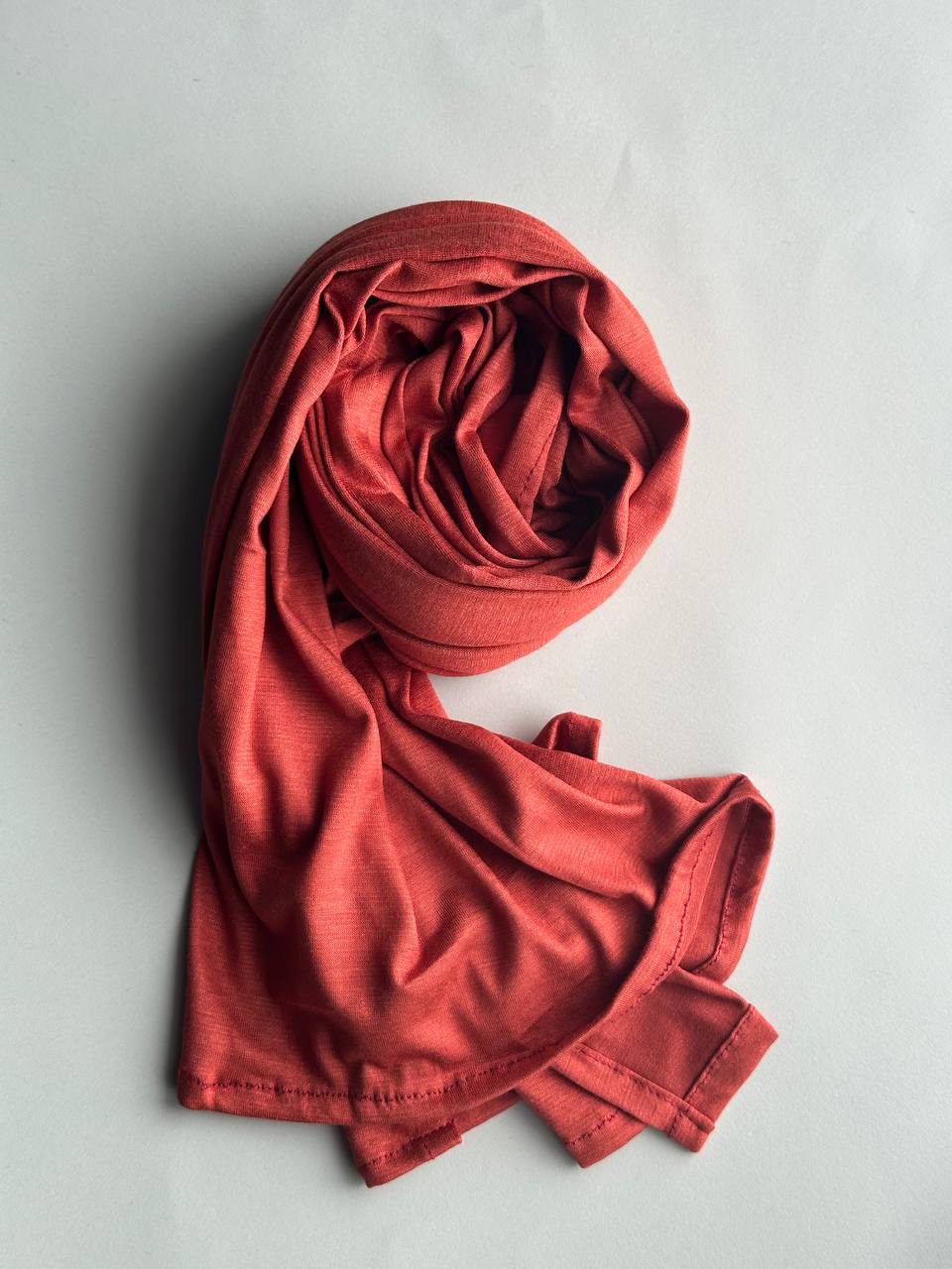 Jersey Scarf - burnt orange