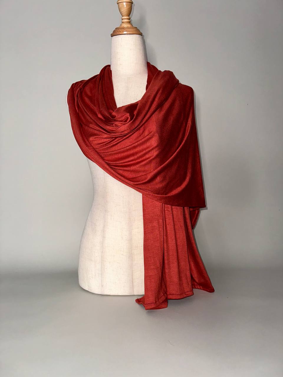 Jersey Scarf - burnt orange