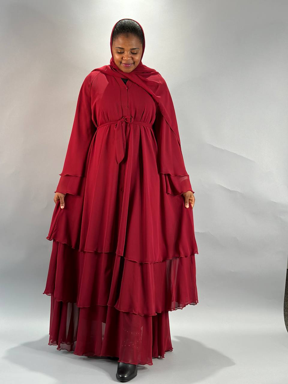 Abaya Nadia - maroon