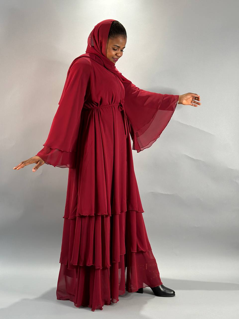 Abaya Nadia - maroon