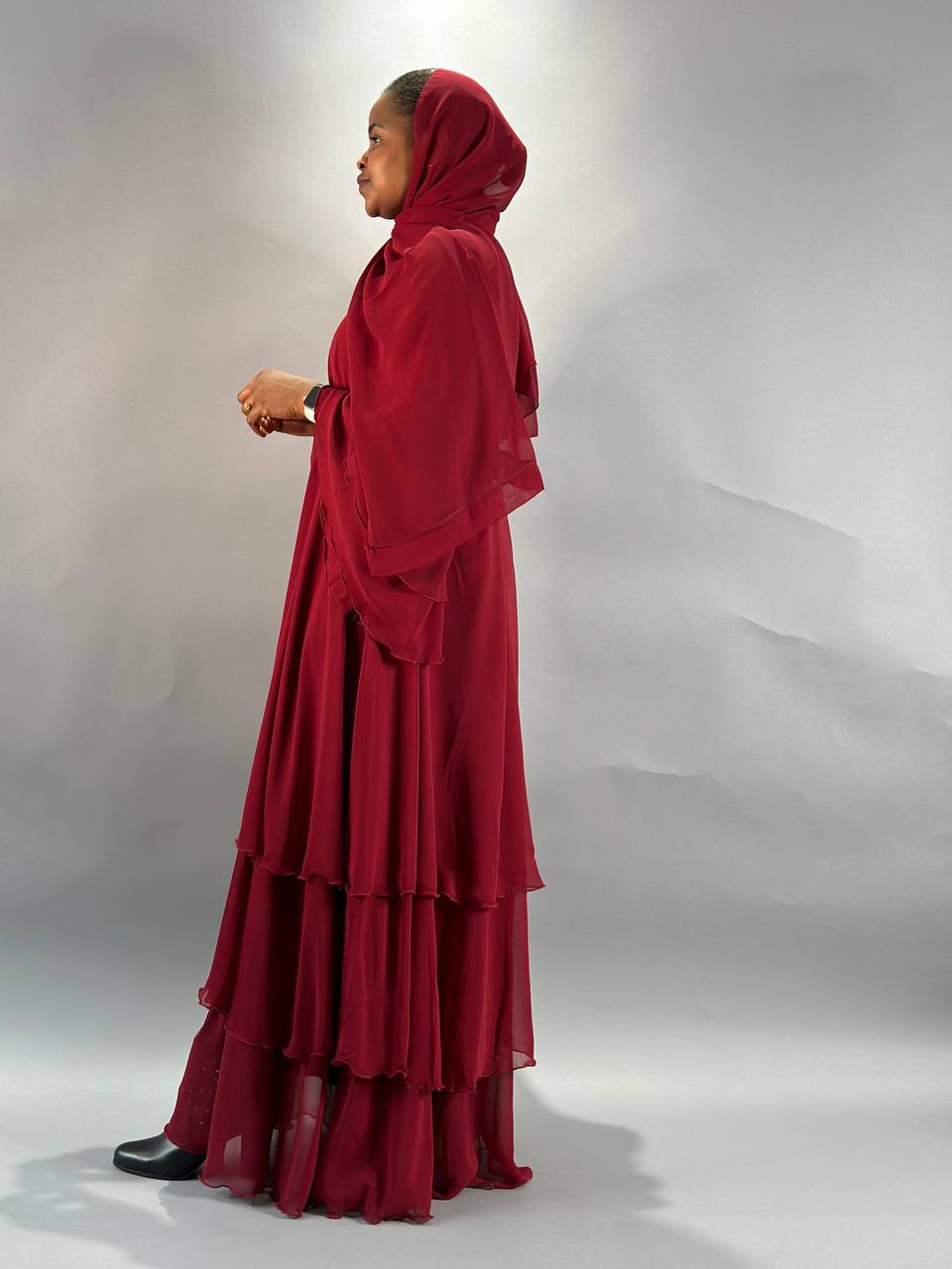 Abaya Nadia - maroon