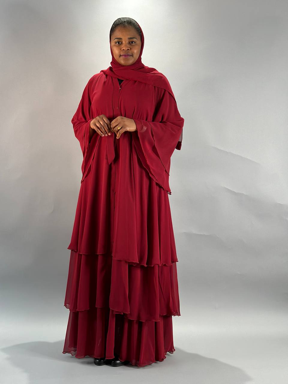 Abaya Nadia - maroon