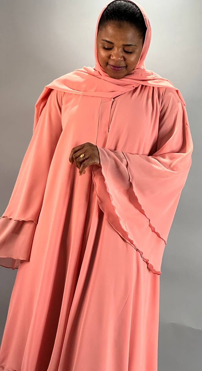 Abaya Nadia - peach