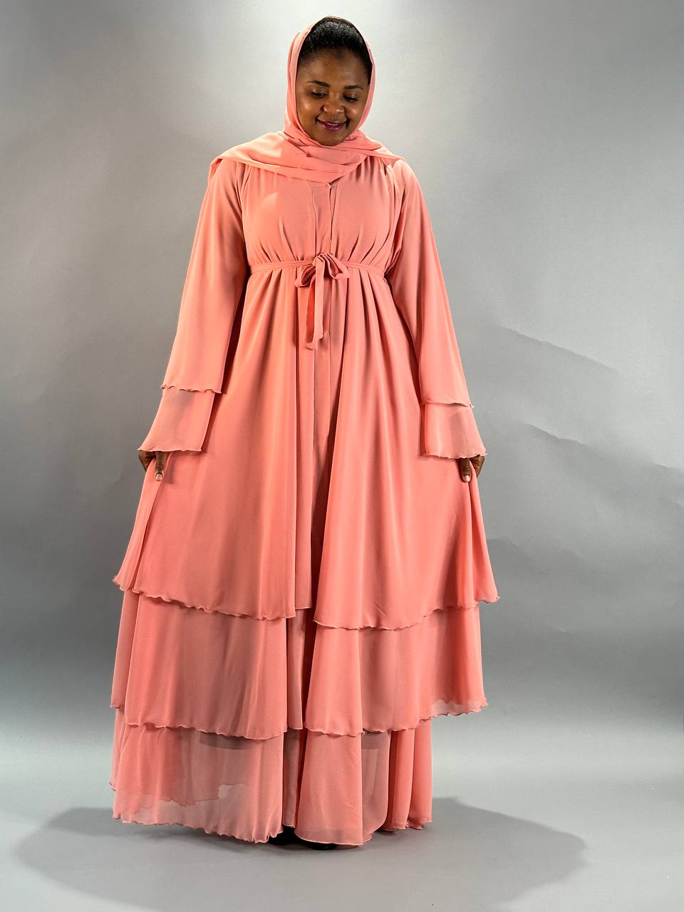 Abaya Nadia - peach