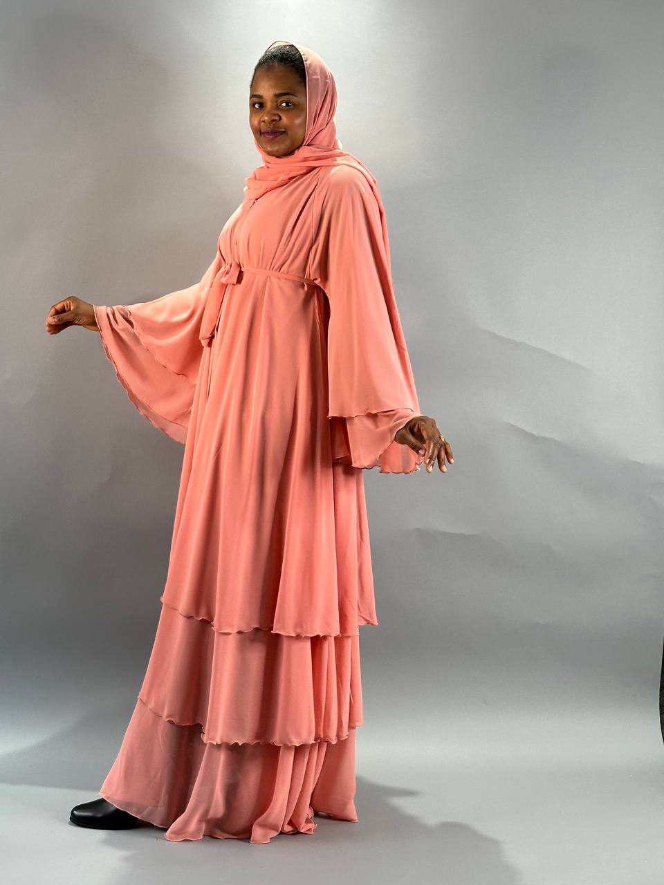 Abaya Nadia - peach