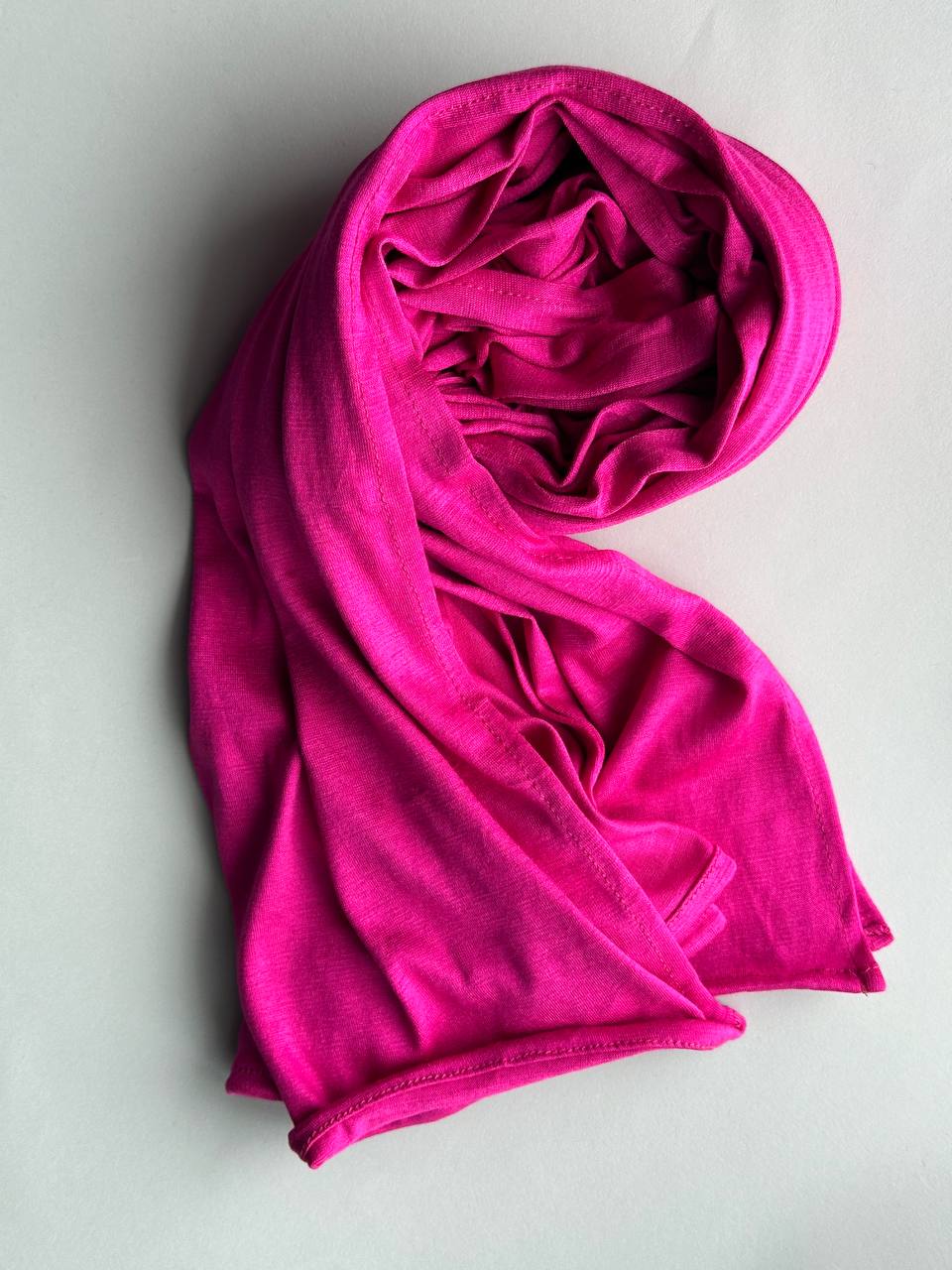 Jersey Scarf - hot pink