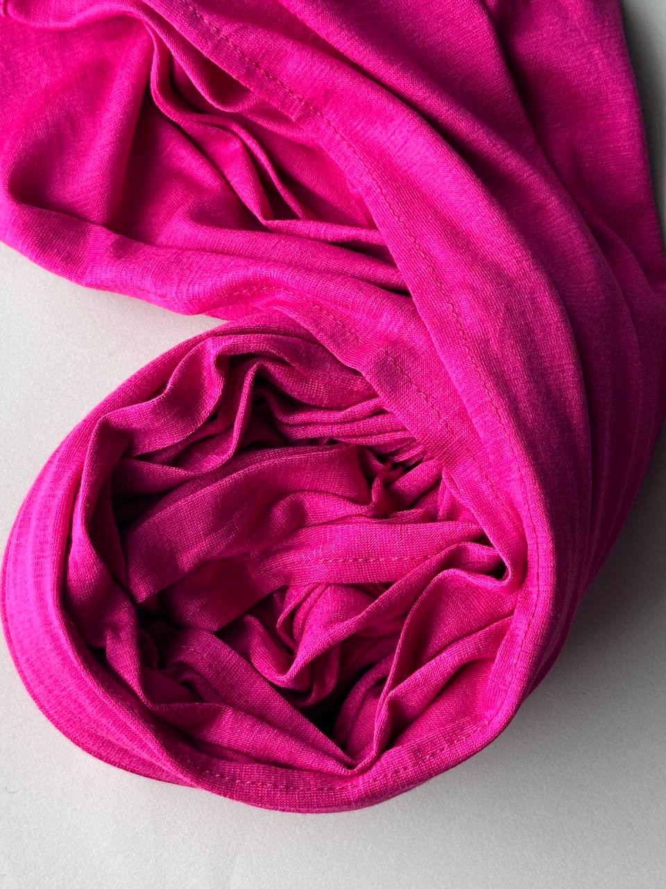 Jersey Scarf - hot pink