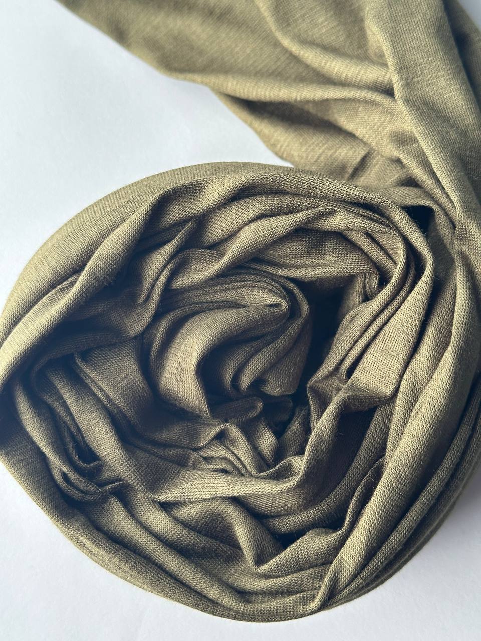 Jersey Scarf - olive green