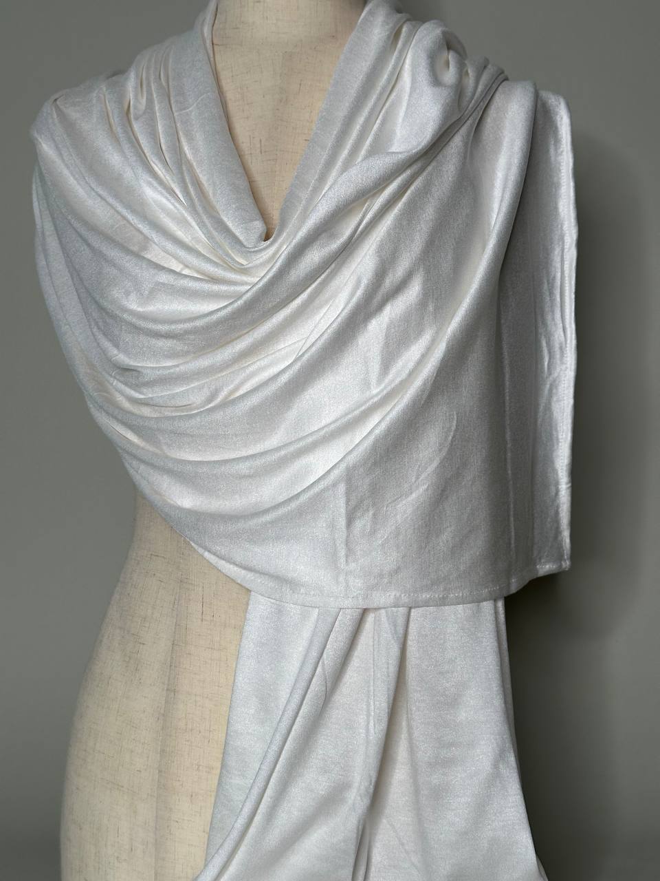 Jersey Scarf - pearl