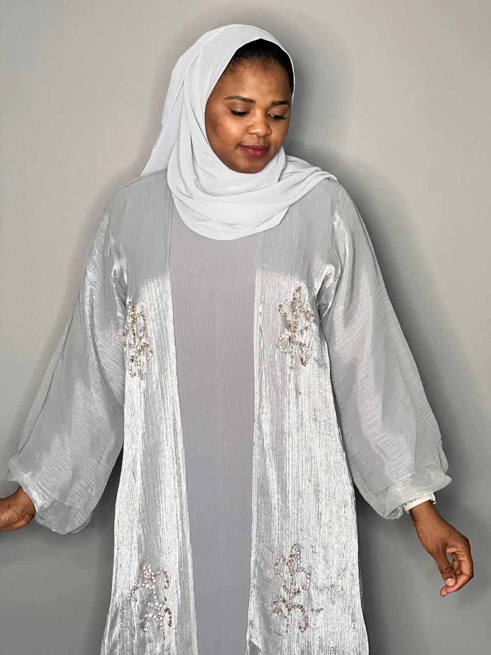 Abaya Rahma - grey