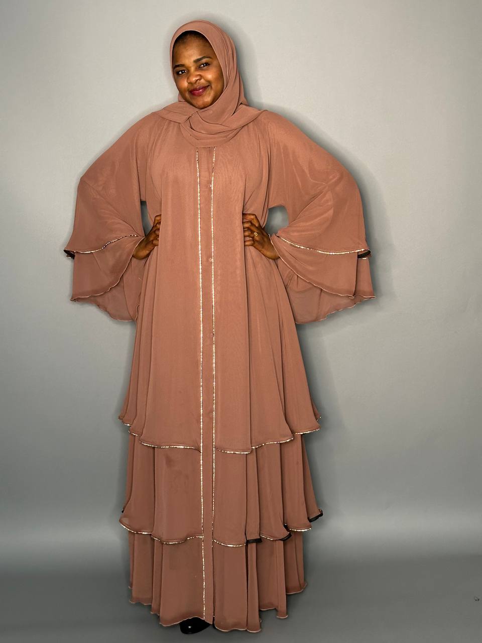 Abaya Zubina - mauve