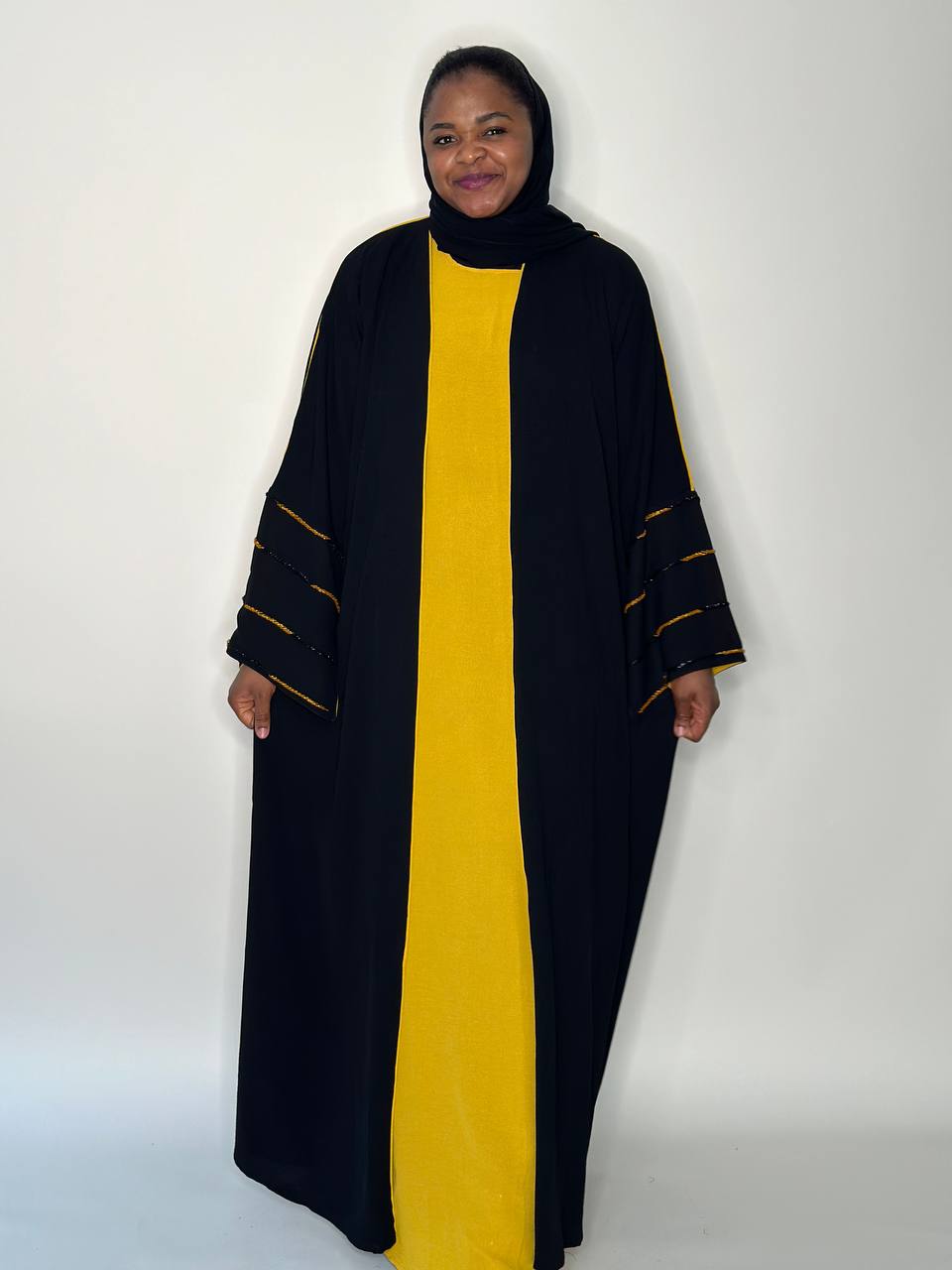 Abaya Michlina - yellow