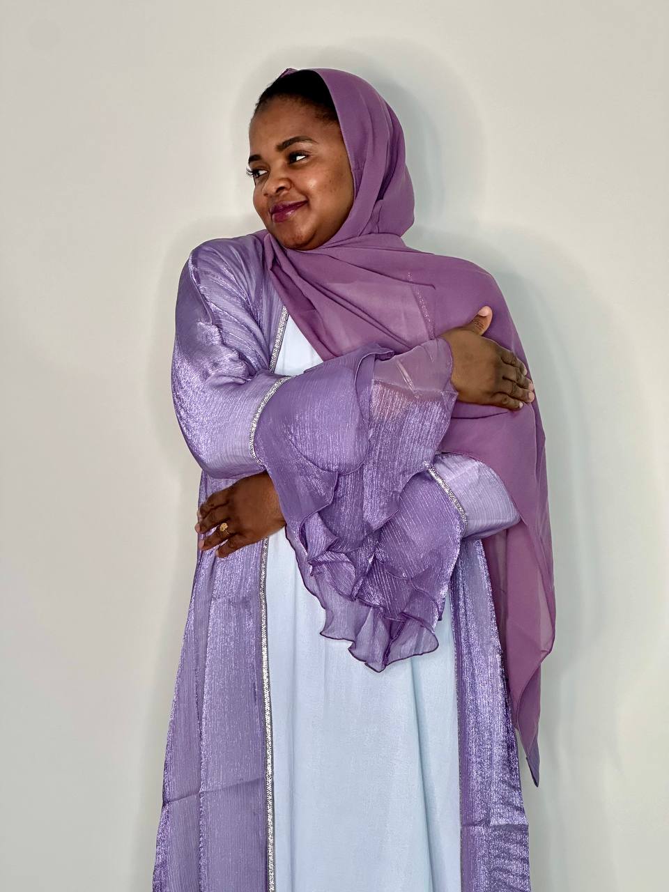 Abaya Naematu - lavender