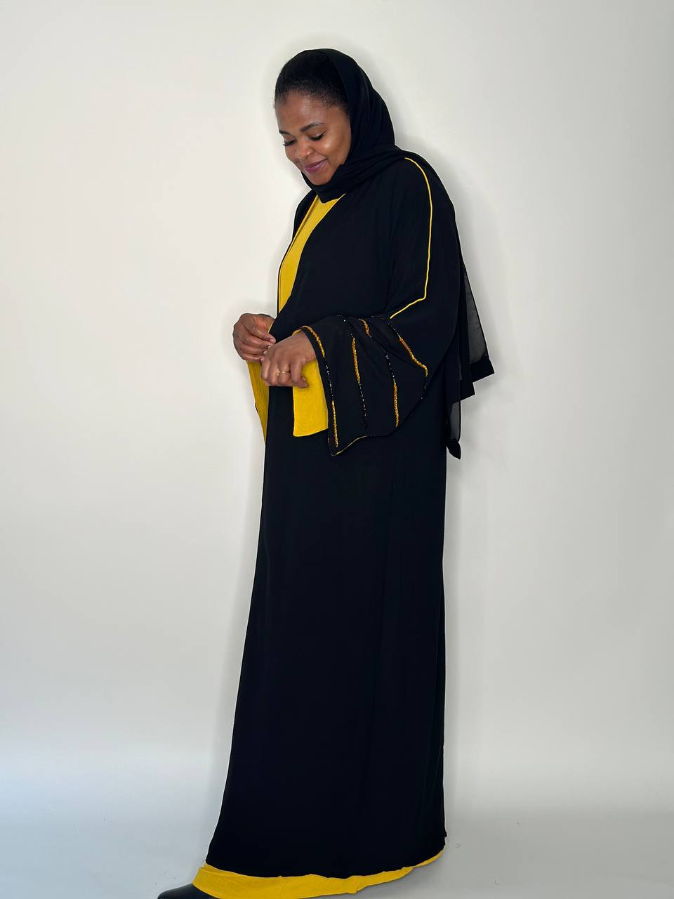 Abaya Michlina - yellow