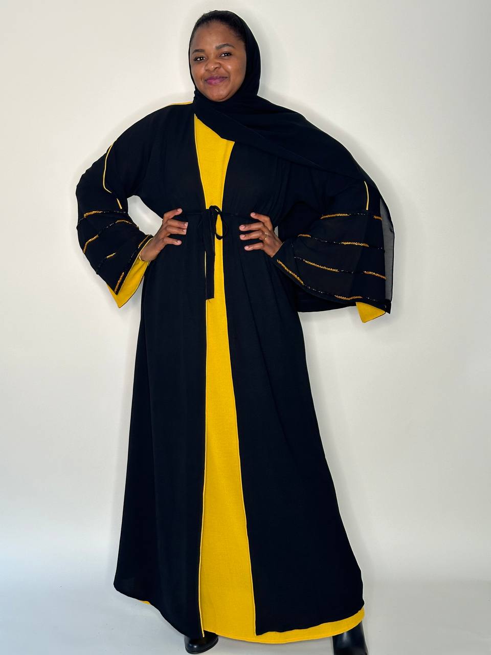 Abaya Michlina - yellow