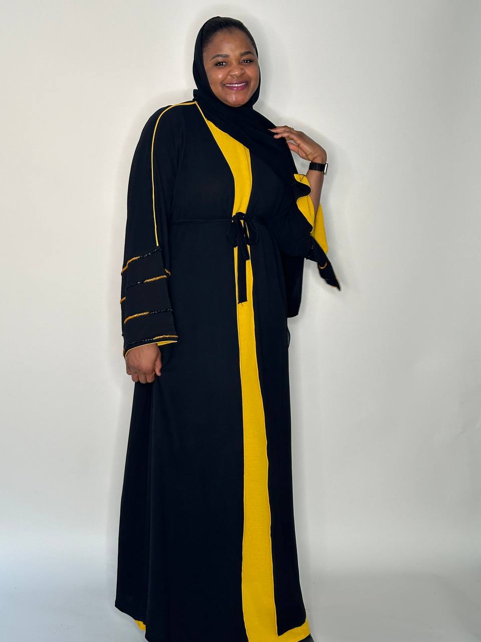 Abaya Michlina - yellow