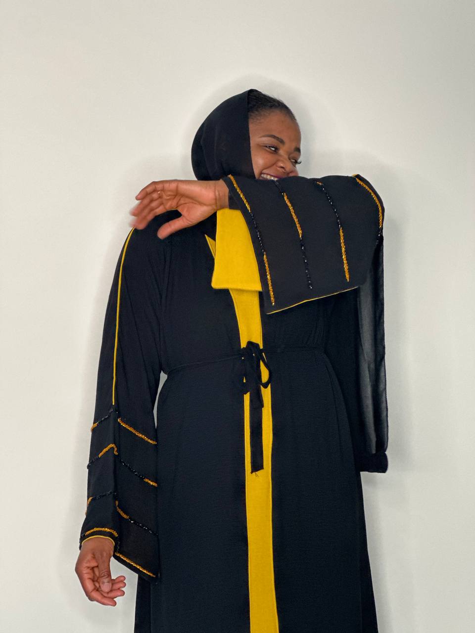 Abaya Michlina - yellow