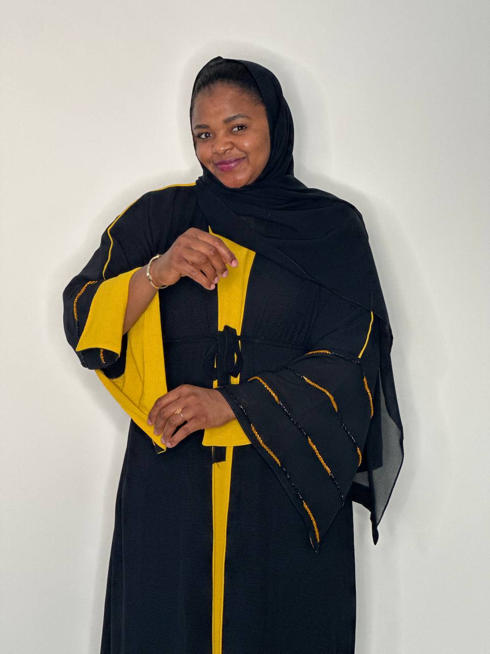 Abaya Michlina - yellow