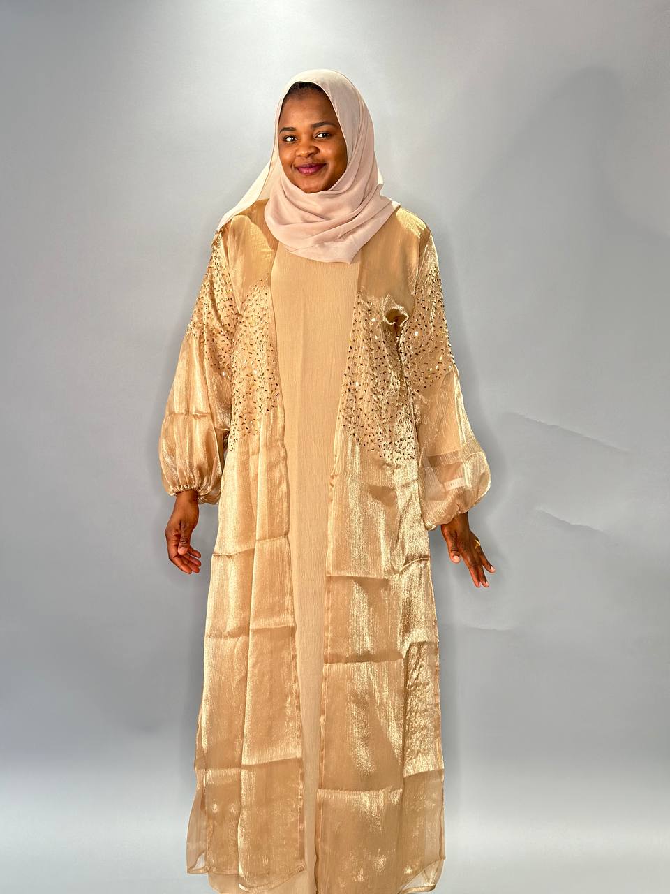 Abaya Zainab - gold