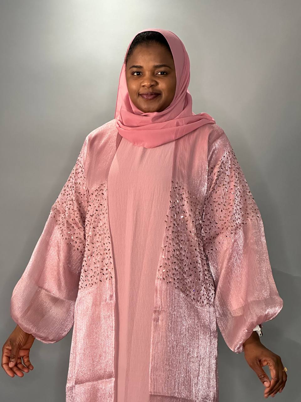 Abaya Zainab - pink