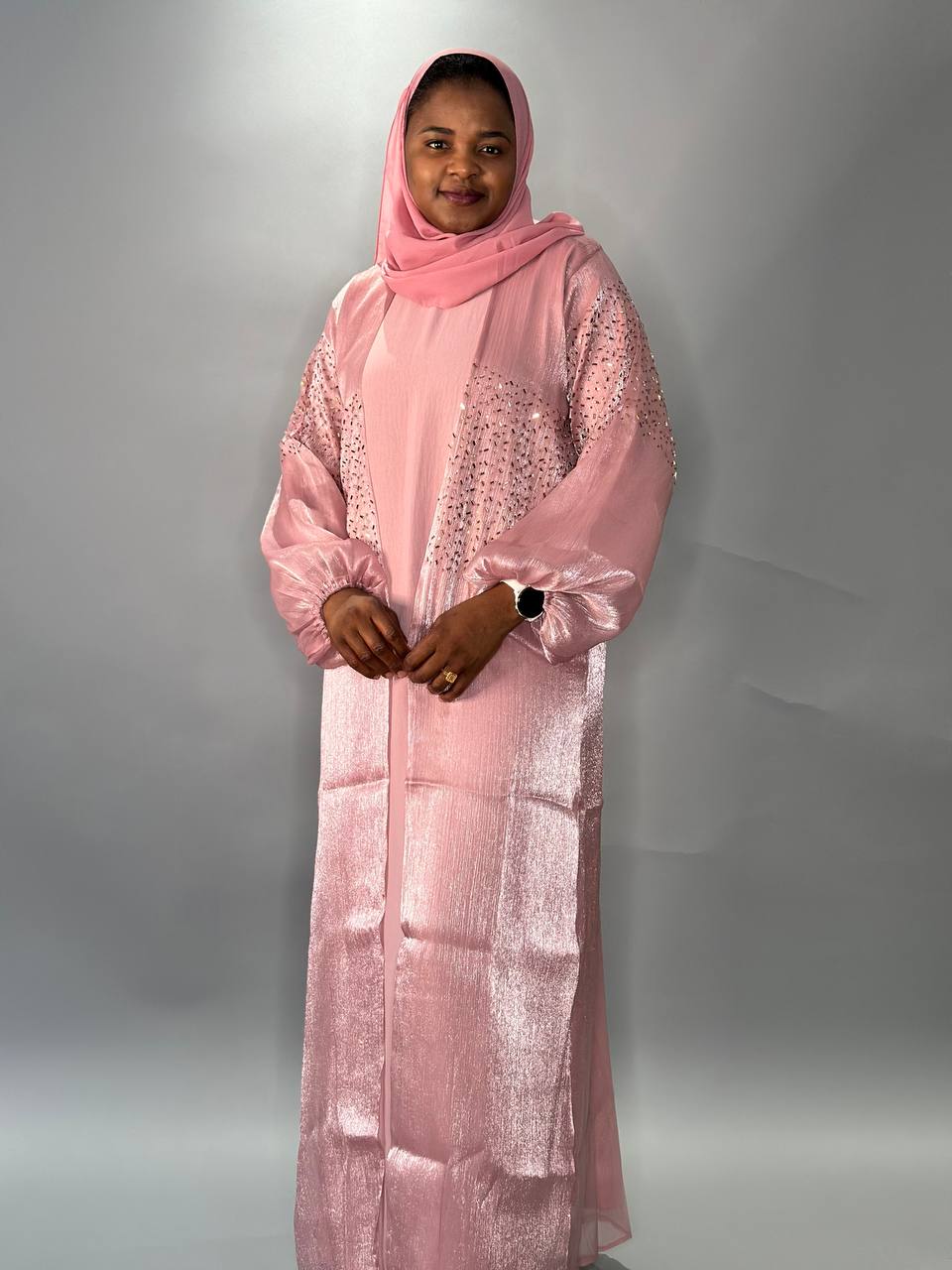 Abaya Zainab - pink