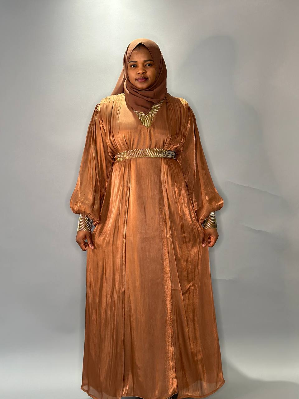 Abaya Husseina - brown