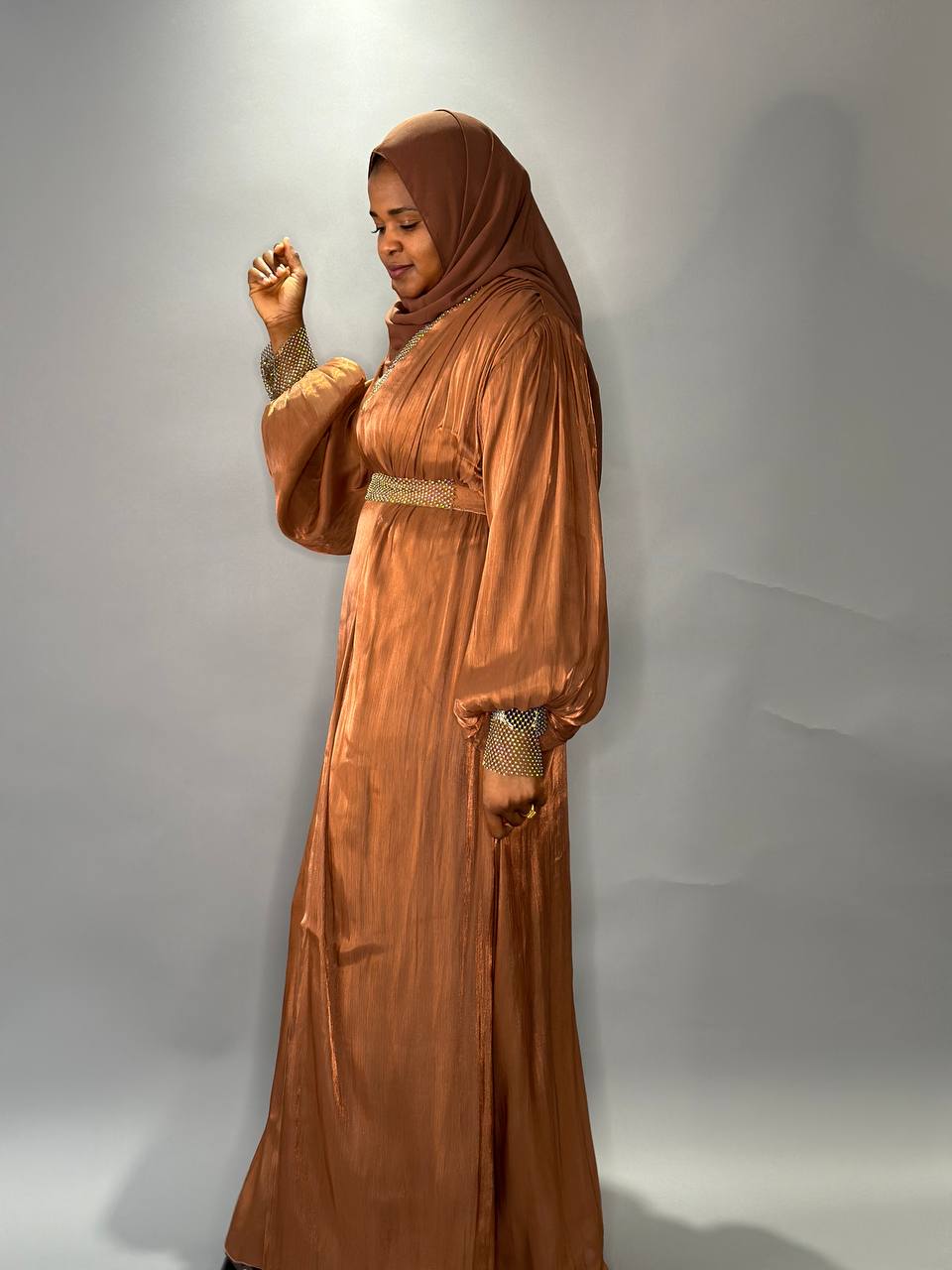 Abaya Husseina - brown